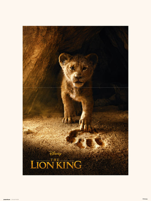 grupo erik disney the lion king simba real action stampa artistica 30x40cm | Yourdecoration.it