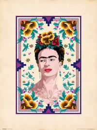 grupo erik frida kahlo illustration stampa artistica 30x40cm | Yourdecoration.it