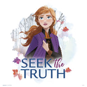 grupo erik frozen find your strength stampa artistica 30x30cm | Yourdecoration.it