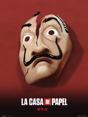 grupo erik la casa de papel mascara stampa artistica 30x40cm | Yourdecoration.it