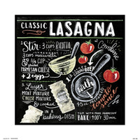 grupo erik lily and val classic lasagna stampa artistica 30x30cm | Yourdecoration.it