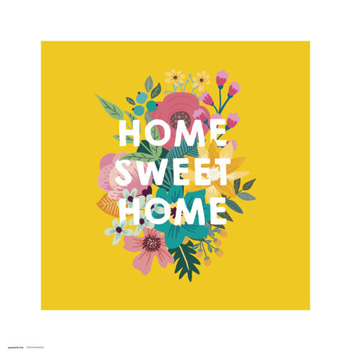 grupo erik loreak home sweet home stampa artistica 30x30cm | Yourdecoration.it