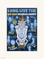 grupo erik rick and morty doodoo daddy stampa artistica 30x40cm | Yourdecoration.it