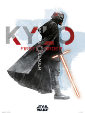 grupo erik star wars episode ix kylo ren first order leader stampa artistica 30x40cm | Yourdecoration.it