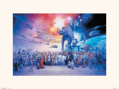 grupo erik star wars legacy characters stampa artistica 40x30cm | Yourdecoration.it