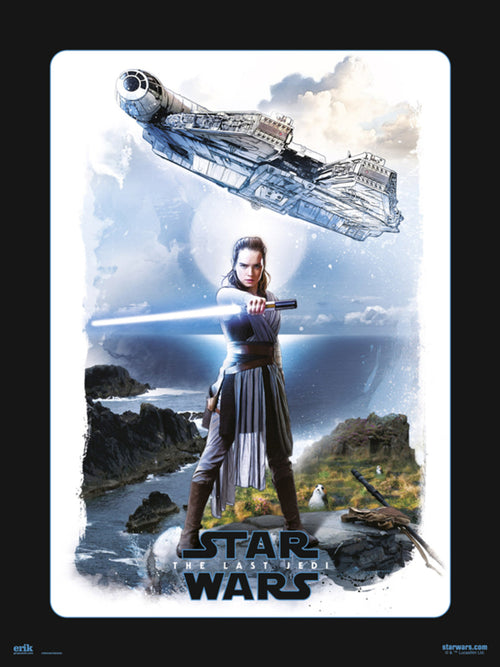 grupo erik star wars vill rey stampa artistica 30x40cm | Yourdecoration.it