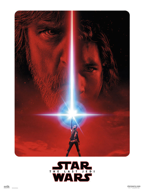 grupo erik star wars vill the last jedi stampa artistica 30x40cm | Yourdecoration.it