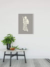 komar wb sw 019 30x40h star wars silhouette quotes leia stampa artistica 30x40cm sfeer | Yourdecoration.it