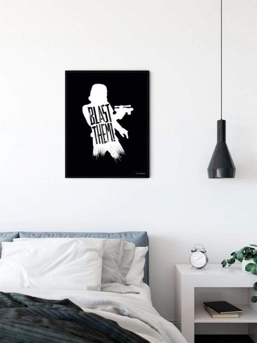 komar wb sw 020 30x40h star wars silhouette quotes stormtrooper stampa artistica 30x40cm sfeer | Yourdecoration.it