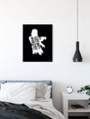 komar wb sw 020 40x50h star wars silhouette quotes stormtrooper stampa artistica 40x50cm sfeer | Yourdecoration.it