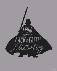 komar wb sw 023 40x50h star wars silhouette quotes vader stampa artistica 40x50cm | Yourdecoration.it