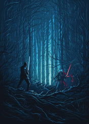 komar_vlies_carta da parati_IADX4_003_Star_Wars_Wood_Fight | Yourdecoration.it