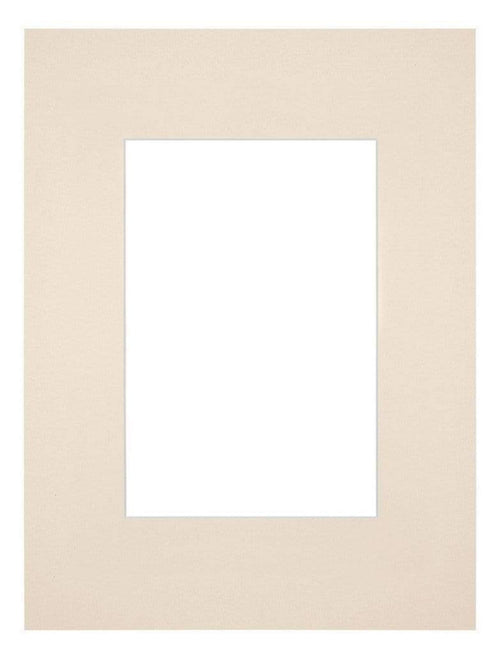 Passepartout 18x24 cm - Apertura immagine 10x15 cm - Carnagione - Per cornici e foto