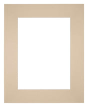 Passepartout Dimensione Cornice 20x25 cm - Formato Immagine 13x18 cm - Beige