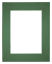Passepartout Dimensione Cornice 20x25 cm - Formato Immagine 13x18 cm - Foresta Verde