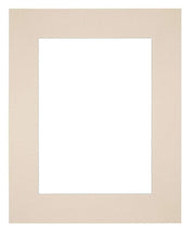 Passepartout 20x25 cm - Apertura immagine 13x18 cm - Carnagione - Per cornici e foto