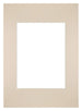 Passepartout 20x28 cm - Apertura immagine 13x18 cm - Carnagione - Per cornici e foto