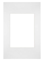 Passepartout Dimensione Cornice 20x30 cm - Formato Immagine 13x18 cm - Bianco
