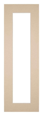 Passepartout Dimensione Cornice 37,5x98 cm - Formato Immagine 25x85 cm - Beige
