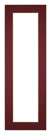 Passepartout 20x60 cm - Apertura immagine 10x30 cm - Vino Rosso - Per cornici e foto