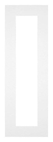 Passepartout Dimensione Cornice 20x60 cm - Formato Immagine 10x50 cm - Bianco