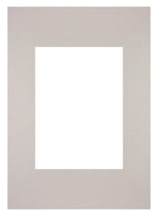 Passepartout Dimensione Cornice 21x29 7 cm - A4 Formato Immagine 13x18 cm - Granito Grigio