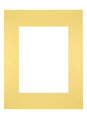 Passepartout Dimensione Cornice 24x30 cm - Formato Immagine 15x20 cm - Giallo