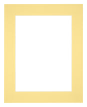 Passepartout Dimensione Cornice 25x30 cm - Formato Immagine 13x18 cm - Giallo