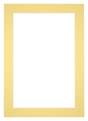 Passepartout Dimensione Cornice 25x35 cm - Formato Immagine 15x20 cm - Giallo
