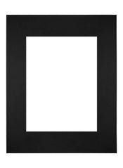 Passepartout Dimensione Cornice 28x35 cm - Formato Immagine 18x24 cm - Nero