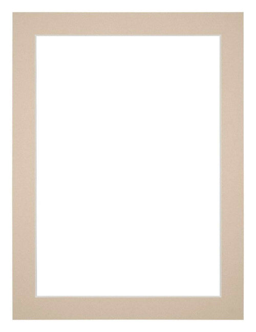 Passepartout 75x100 cm - Apertura immagine 61x91 5 cm - Beige - Per cornici e foto