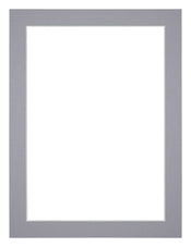 Passepartout 75x100 cm - Apertura immagine 61x91 5 cm - Grigio - Per cornici e foto