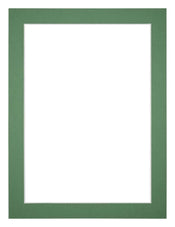 Passepartout Dimensione Cornice 68x98 cm - Formato Immagine 60x80 cm - Foresta Verde