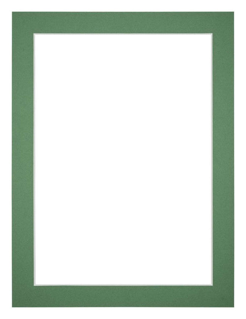 Passepartout 75x100 cm - Apertura immagine 61x91 5 cm - Foresta Verde - Per cornici e foto