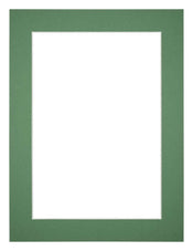 Passepartout Dimensione Cornice 46x61 cm - Formato Immagine 40x50 cm - Foresta Verde