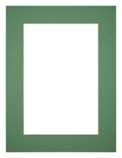 Passepartout 45x60 cm - Apertura immagine 35x50 cm - Foresta Verde - Per cornici e foto