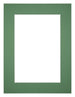 Passepartout 45x60 cm - Apertura immagine 35x50 cm - Foresta Verde - Per cornici e foto