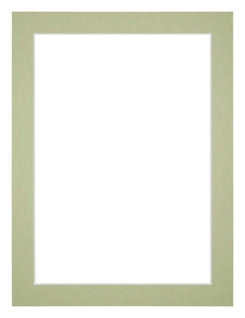 Passepartout 18x24 cm - Apertura immagine 12x18 cm - Menta Verde - Per cornici e foto