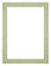 Passepartout 18x24 cm - Apertura immagine 12x18 cm - Menta Verde - Per cornici e foto