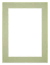 Passepartout Dimensione Cornice 48x68 cm - Formato Immagine 40x50 cm - Menta Verde