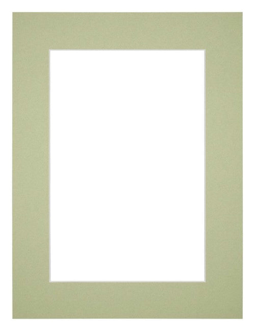 Passepartout 30x40 cm - Apertura immagine 20x30 cm - Menta Verde - Per cornici e foto