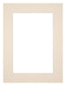 Passepartout 45x60 cm - Apertura immagine 35x50 cm - Carnagione - Per cornici e foto