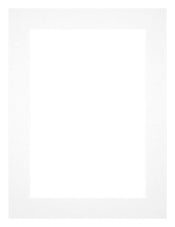 Passepartout 48x68 cm - Apertura immagine 40x50 cm - Bianco - Per cornici e foto