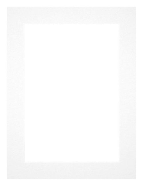 Passepartout 48x68 cm - Apertura immagine 40x50 cm - Bianco - Per cornici e foto