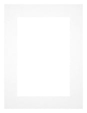 Passepartout Dimensione Cornice 45x60 cm - Formato Immagine 35x50 cm - Bianco