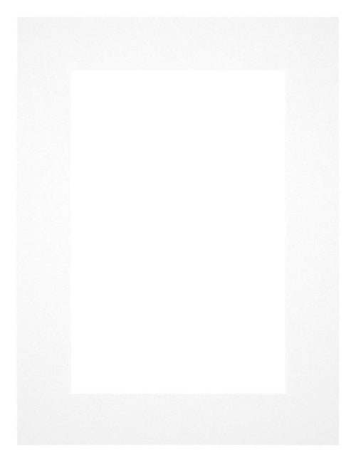 Passepartout 75x100 cm - Apertura immagine 60x90 cm - Bianco - Per cornici e foto