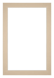 Passepartout Dimensione Cornice 61x91,5 cm - Formato Immagine 55x85 cm - Beige