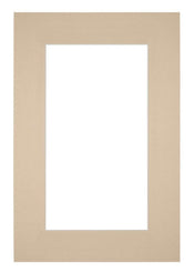 Passepartout 62x93 cm - Apertura immagine 50x80 cm - Beige - Per cornici e foto