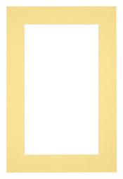 Passepartout Dimensione Cornice 36x48 cm - Formato Immagine 20x30 cm - Giallo