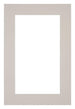 Passepartout 40x60 cm - Apertura immagine 30x50 cm - Granito Grigio - Per cornici e foto